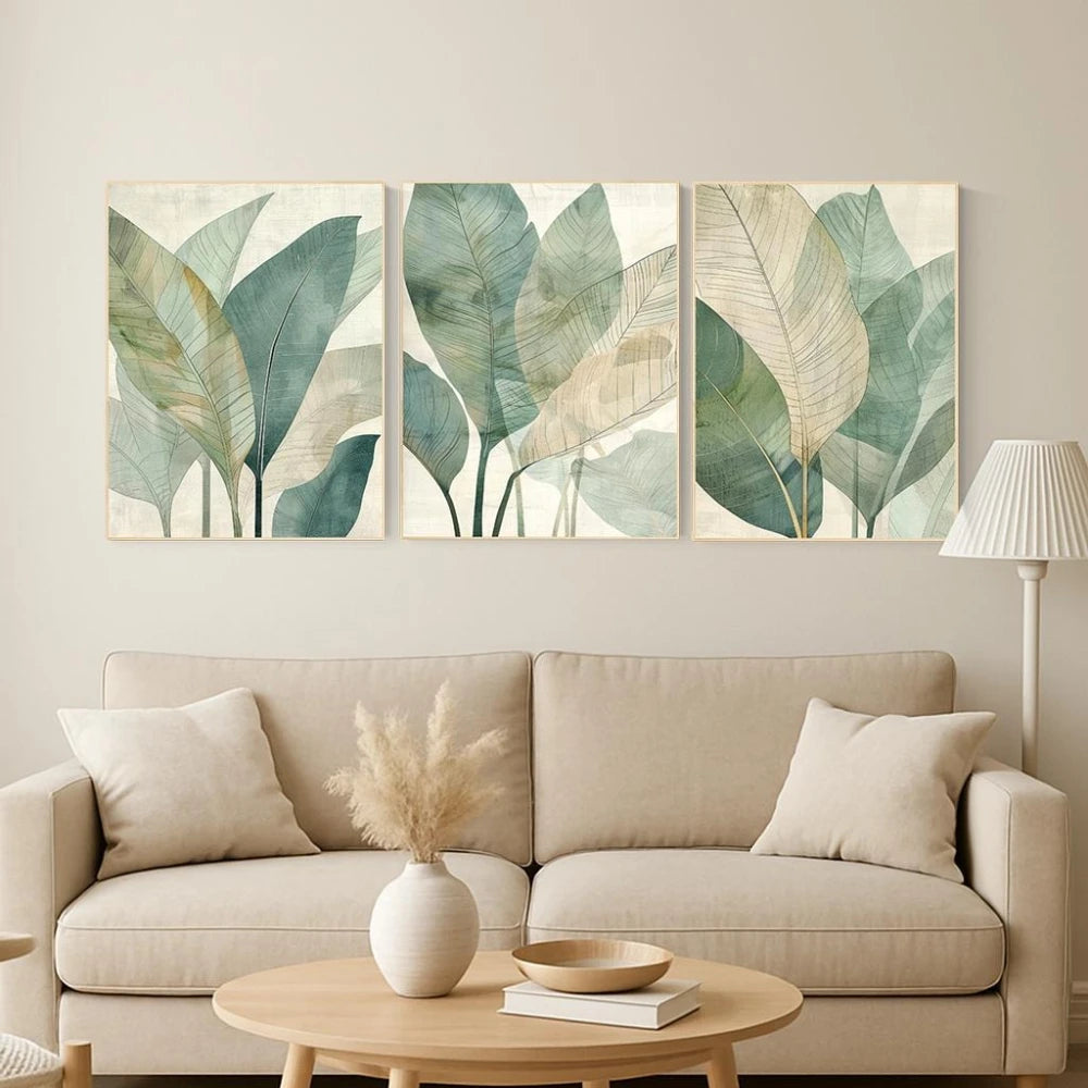 Dark Landscape Mural Wall Art Framed 3 Piece Extra Japanese Wall Art Print Japandi Moody Wall Decor Living Room Wall Art Gift