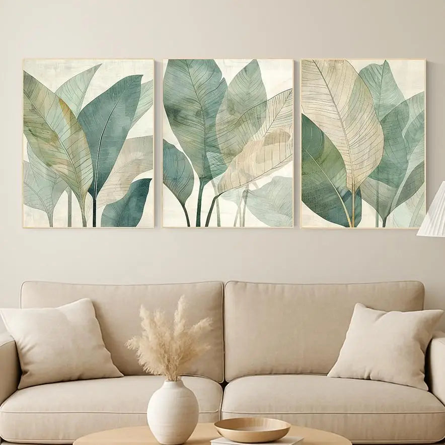 Dark Landscape Mural Wall Art Framed 3 Piece Extra Japanese Wall Art Print Japandi Moody Wall Decor Living Room Wall Art Gift