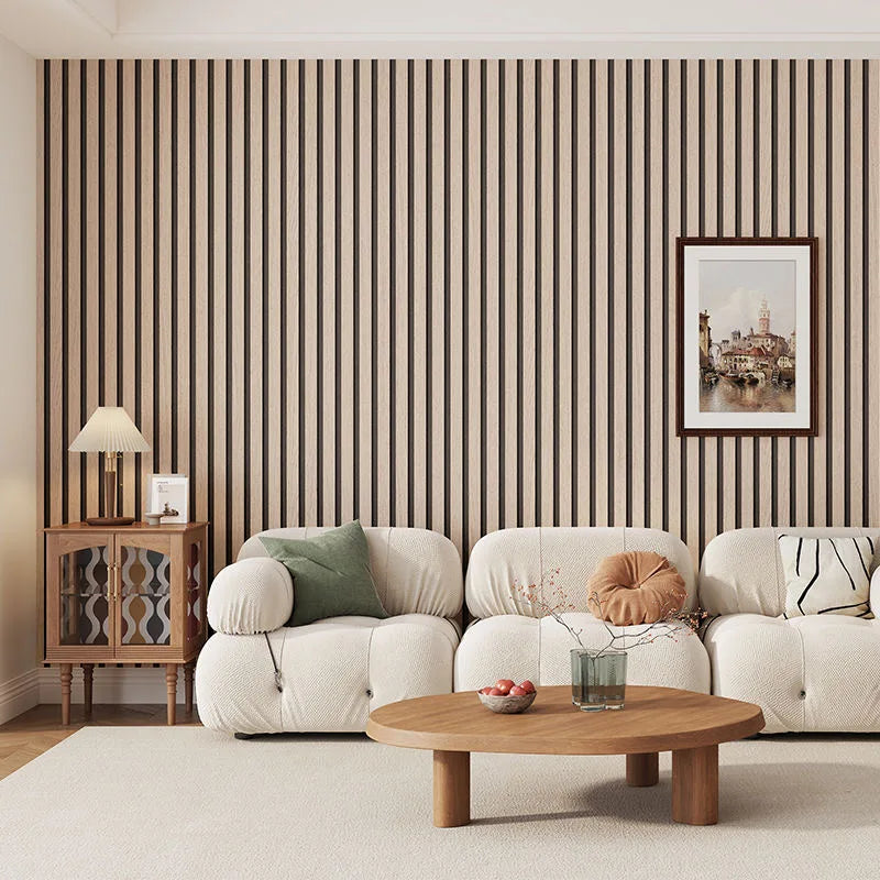 Modern Grille Partition Wall Sticker Self Adhesive Wallboard Waterproof PVC Wallpaper for Home Office Decoration Easy To Install