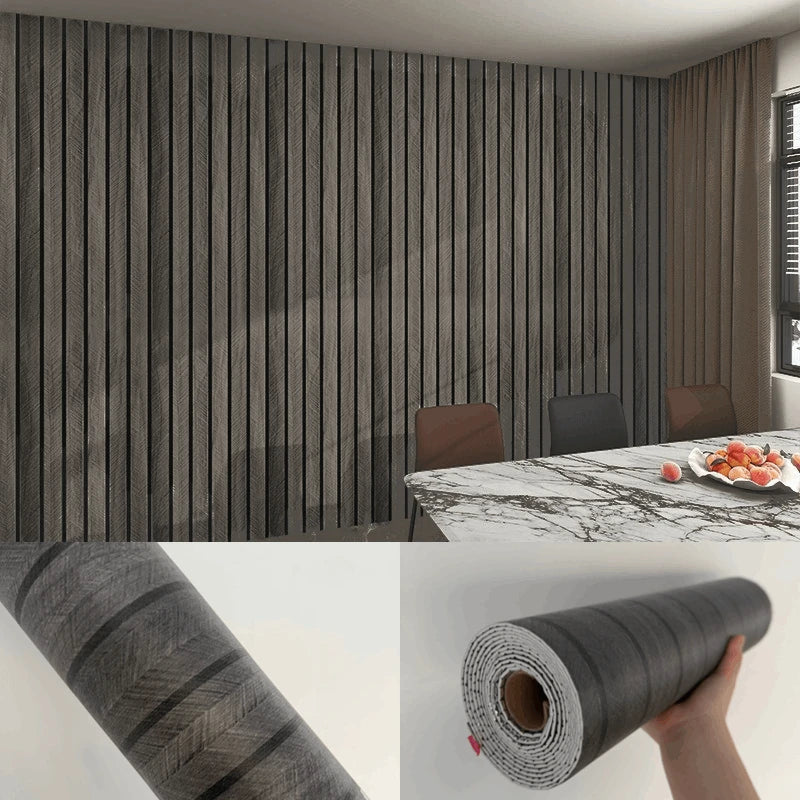 Modern Grille Partition Wall Sticker Self Adhesive Wallboard Waterproof PVC Wallpaper for Home Office Decoration Easy To Install