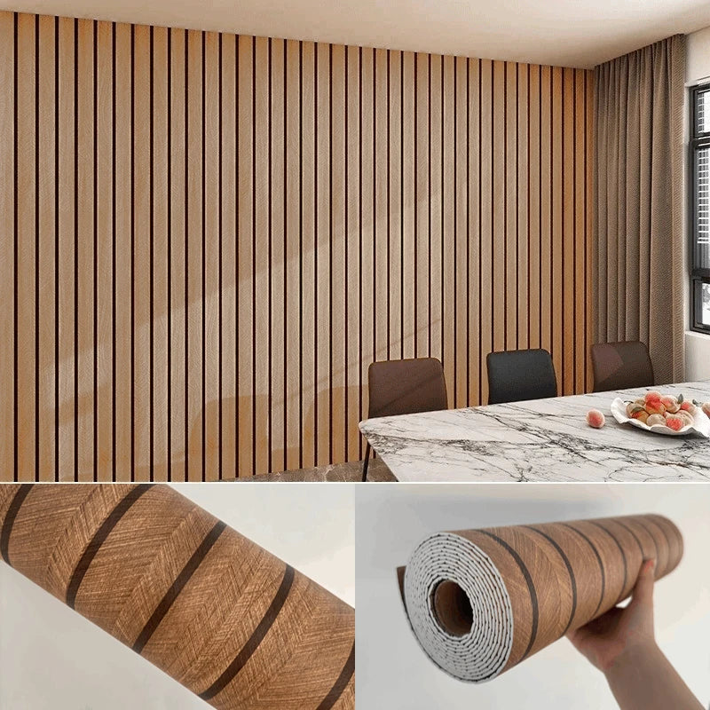 Modern Grille Partition Wall Sticker Self Adhesive Wallboard Waterproof PVC Wallpaper for Home Office Decoration Easy To Install