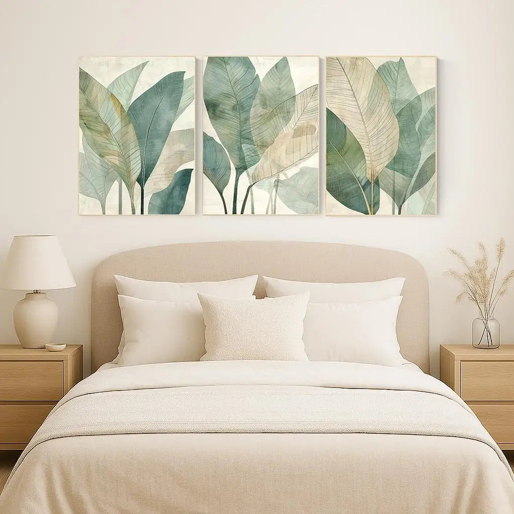 Dark Landscape Mural Wall Art Framed 3 Piece Extra Japanese Wall Art Print Japandi Moody Wall Decor Living Room Wall Art Gift